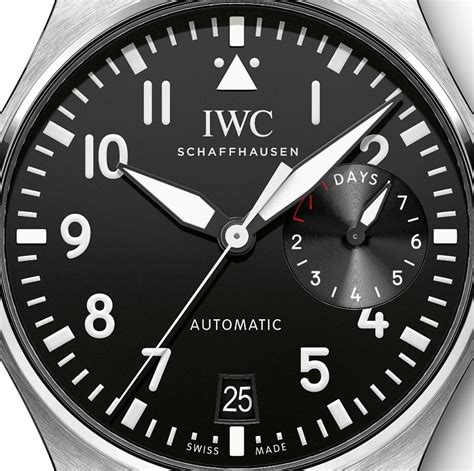 iwc aviatore cronografo|iwc big pilot's watch.